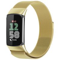 imoshion Bracelet magnétique milanais le Fitbit Charge 5 - Taille S - Dorée