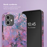 Selencia Coque arrière Vivid Apple iPhone 11 - Fresh Paint Flower Orange