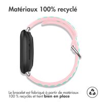 imoshion Bracelet sportif en silicone Fitbit Versa 4 / 3 / Sense (2) - Rose / Menthe verte