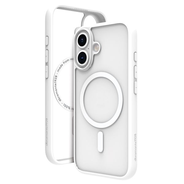 dbramante1928 Coque Grenen MagSafe iPhone 16 - Transparent / Blanc