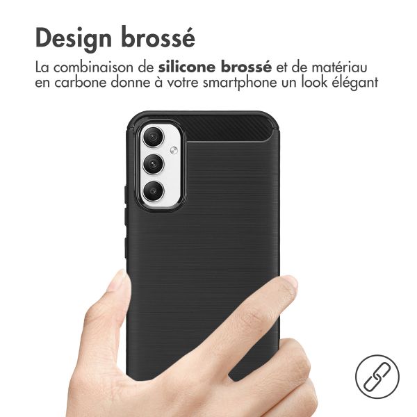 imoshion Coque Brushed Samsung Galaxy A34 (5G) - Noir