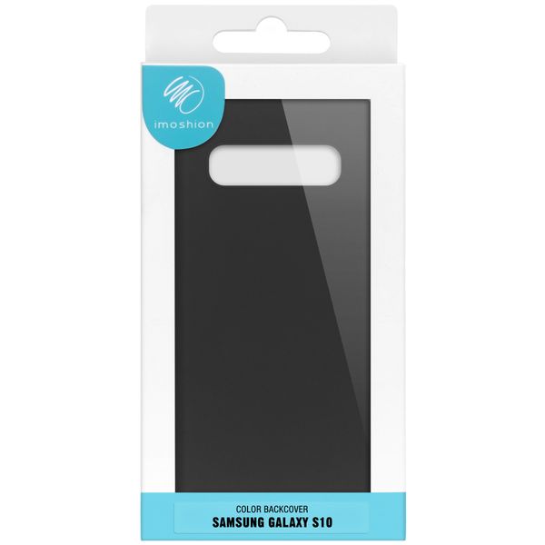 imoshion Coque Couleur Samsung Galaxy S10 - Noir