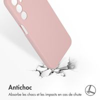 Accezz Coque Liquid Silicone Samsung Galaxy A25 (5G) - Rose