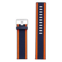 Fitbit Bracelet Woven Fitbit Versa / Versa 2 / Versa Lite - Taille L - Navy / Orange