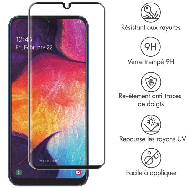 Selencia Protection d'écran premium en verre trempé durci Galaxy A40