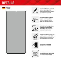 Displex Protection d'écran en verre trempé Privacy Samsung Galaxy S23 Ultra