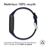 imoshion Bracelet en silicone le Fitbit Luxe - Bleu foncé