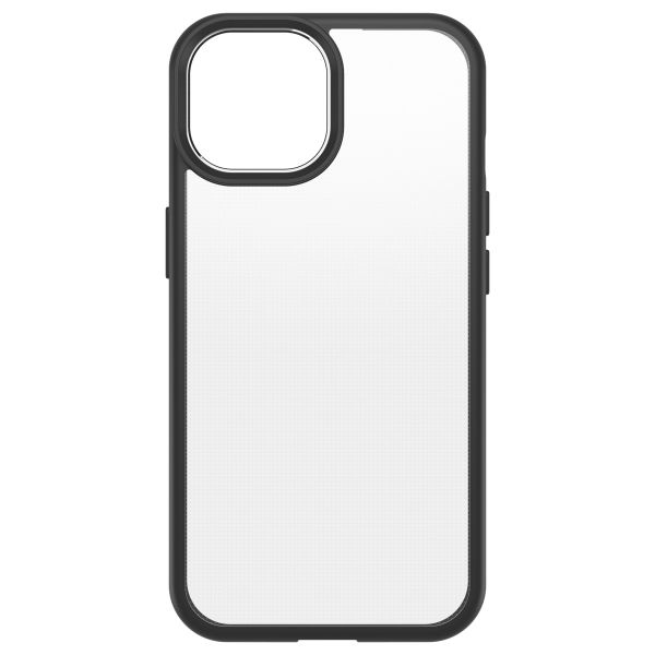 OtterBox Coque arrière React iPhone 15 - Transparent / Noir