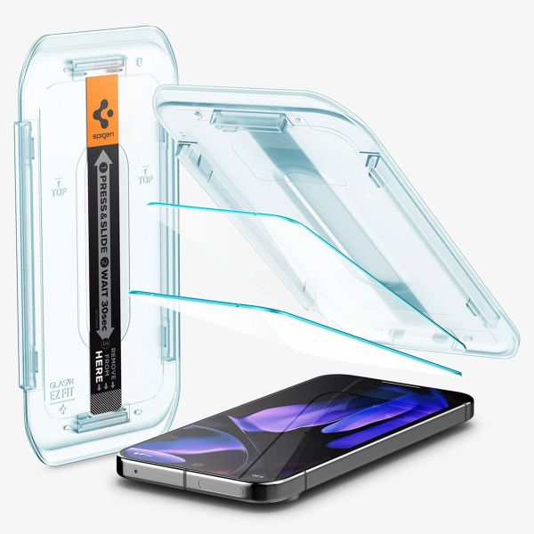 Spigen Protection d'écran en verre trempé GLAStR Fit + Applicator Google Pixel 9 Pro XL