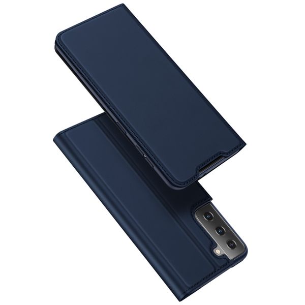 Dux Ducis Étui de téléphone Slim Samsung Galaxy S21 Plus - Bleu foncé