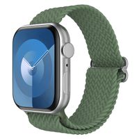 imoshion Bracelet tissé en nylon Apple Watch Series 1 á 11 / SE / Ultra (44/45/46/49 mm) - Vert foncé