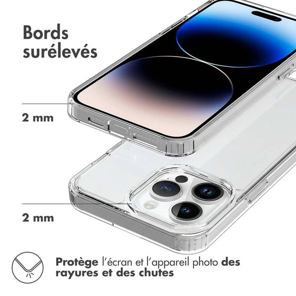 Accezz Coque Xtreme Impact Apple iPhone 15 Pro Max - Transparent