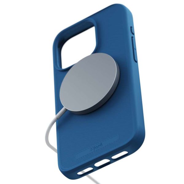 Njorð Collections Coque Slim MagSafe iPhone 15 Pro - Blue