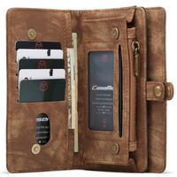 CaseMe Etui de téléphone de luxe en cuir 2 en 1 Samsung Galaxy S21