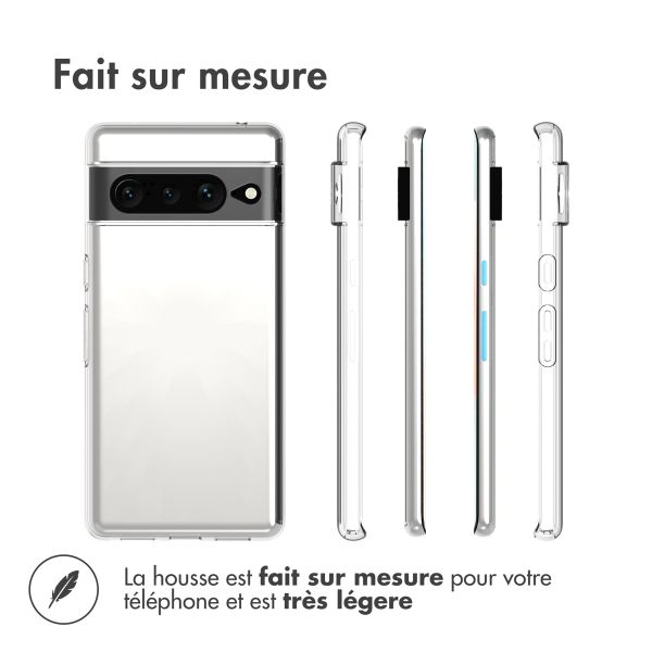 Accezz Coque Clear Google Pixel 7 Pro - Transparent