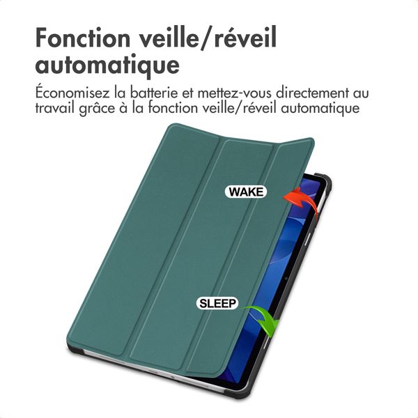 imoshion Coque tablette Trifold Xiaomi Redmi Pad 2 - Vert foncé