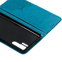 Etui de téléphone portefeuille Huawei P30 Pro - Turquoise