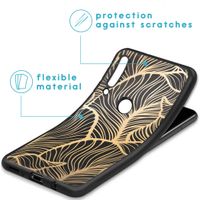 imoshion Coque Design Huawei P30 Lite - Feuilles / Noir