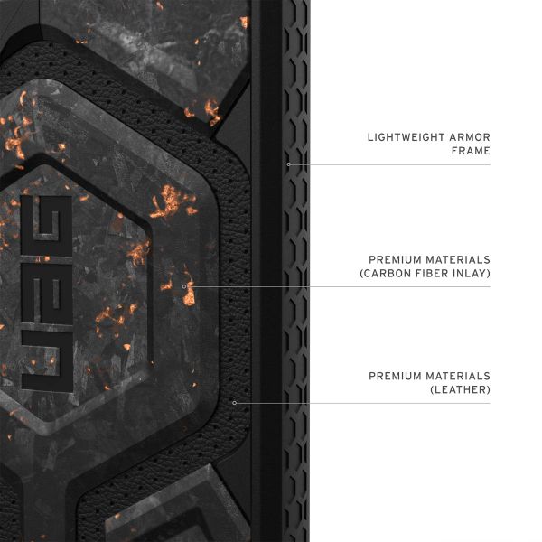 UAG Coque arrière Monarch Pro Samsung Galaxy S25 Ultra - Forged Carbon