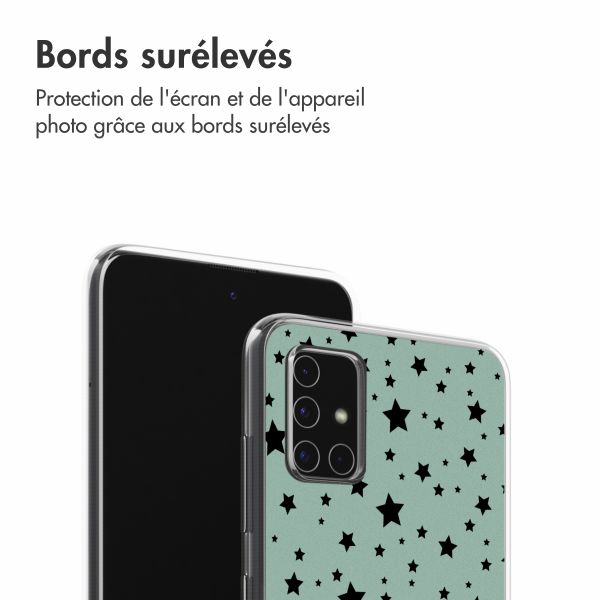 imoshion Coque Design Samsung Galaxy A51 - Stars Mint