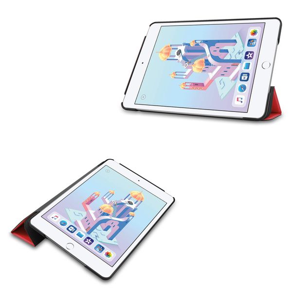 imoshion Coque tablette Trifold iPad Mini 5 (2019) / Mini 4 (2015) - Rouge