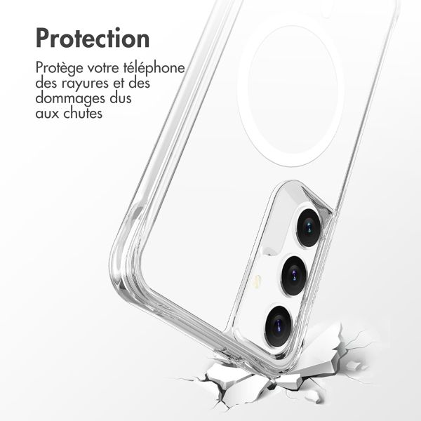 imoshion Coque Rugged Air MagSafe Samsung Galaxy S25 Plus - Transparent