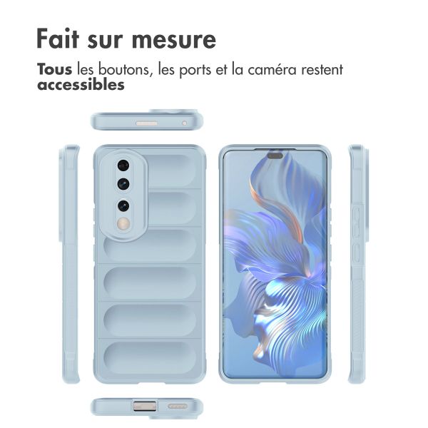 imoshion Coque arrière EasyGrip Honor 90 Pro - Bleu clair