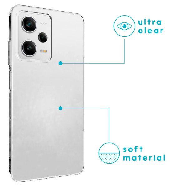 imoshion Softcase Back Cover Xiaomi Redmi Note 12 Pro (5G) - Transparent