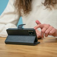 imoshion Étui de télephone portefeuille de luxe Xiaomi Redmi Note 9T (5G) - Noir