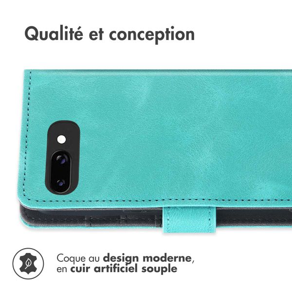 imoshion Etui de téléphone portefeuille avec cordon Google Pixel 9A - Turquoise