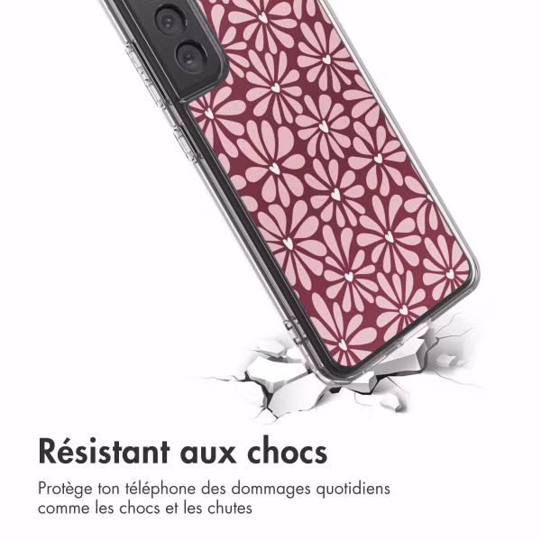 imoshion Coque Design Samsung Galaxy S21 FE - Bloom Love Blush