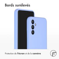 Accezz Coque Liquid Silicone Samsung Galaxy A34 (5G) - Violet