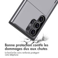 imoshion Coque arrière avec porte-cartes Samsung Galaxy S24 Ultra - Gris