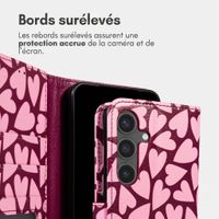 imoshion Étui de télephone portefeuille Design Samsung Galaxy S24 - Hearty Blush