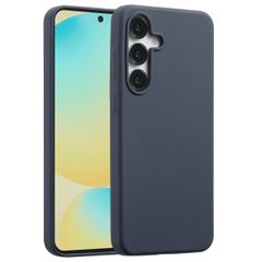 Accezz Coque Liquid Silicone avec MagSafe Samsung Galaxy S25 FE - Bleu foncé