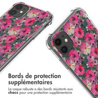 imoshion Coque Design avec cordon Apple iPhone 11 - Flower Water