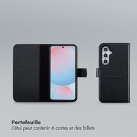 Selencia Étui portefeuille amovible Olyn avec MagSafe Samsung Galaxy S24 FE - Noir