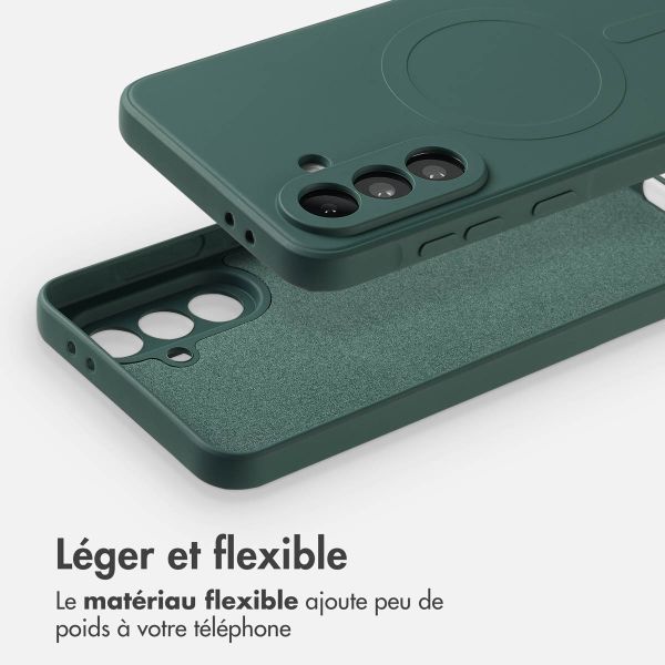 imoshion Coque Couleur avec MagSafe Samsung Galaxy A36 - Vert foncé