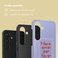 Selencia Coque arrière Vivid Samsung Galaxy S25 - More Amor