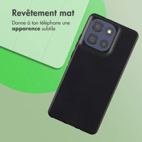 imoshion Coque Couleur Motorola Moto G86 Power - Noir
