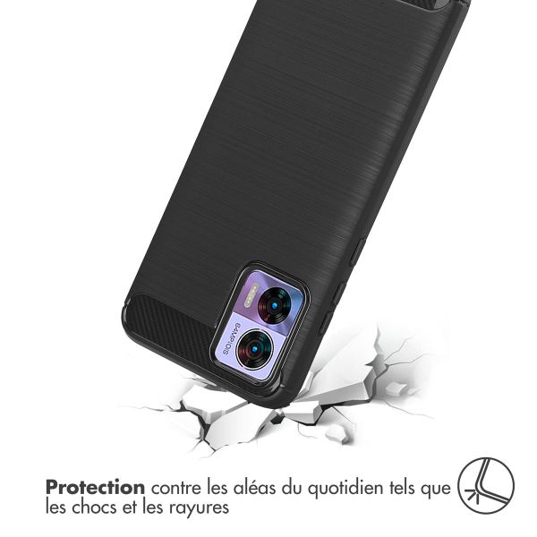imoshion Coque Brushed Motorola Edge 30 Neo - Noir