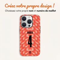 Crée ta propre coque arrière Nederlands Elftal Apple iPhone 15 Pro - Équipe nationale néerlandaise '88
