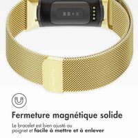 imoshion Bracelet magnétique milanais Fitbit Charge 5 - Taille M - Doré