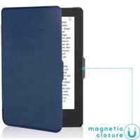 imoshion Étui de liseuse portefeuille Slim Hard Tolino Shine 4 - Bleu foncé