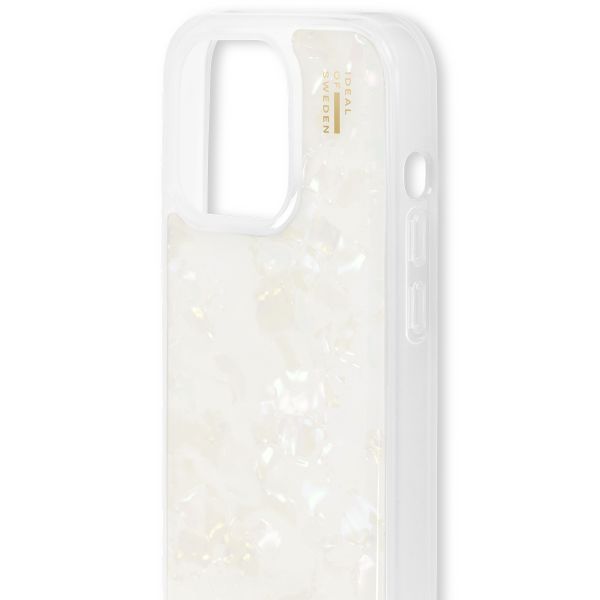 iDeal of Sweden Coque Pearlized Apple iPhone 15 Pro - Blanc