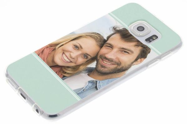 Concevez votre propre coque en gel Samsung Galaxy S6 - Transparent