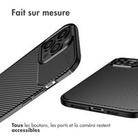 imoshion Coque silicone Carbon Apple iPhone 13 Pro Max - Noir