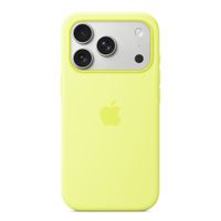 Apple Coque en silicone avec MagSafe Apple iPhone 17 Pro Max - Neon Yellow
