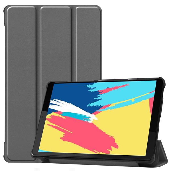 imoshion Coque tablette Trifold Lenovo Tab M8 / M8 FHD - Gris