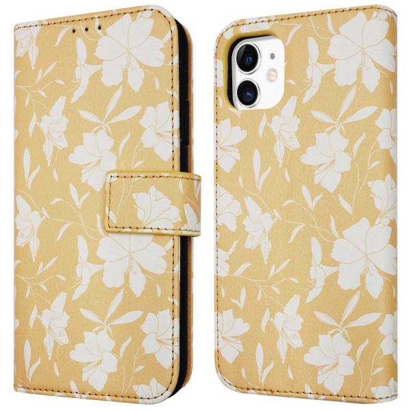 imoshion ﻿Étui de téléphone portefeuille Design iPhone 11 - Yellow Flowers